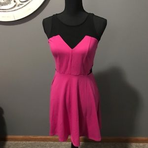 MATERIAL GIRL Hot Pink Dress